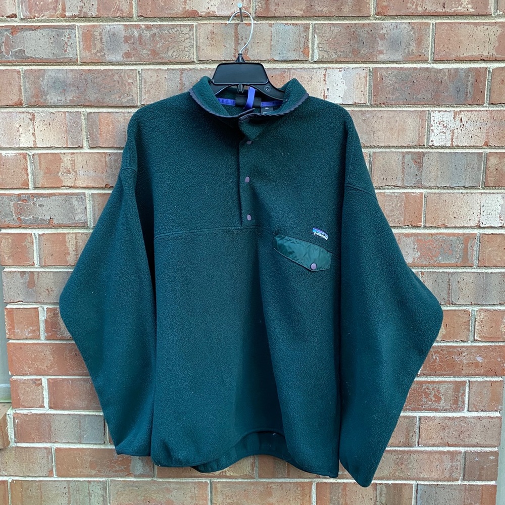 Vintage Patagonia Synchilla Fleece Snap-T 90s XL